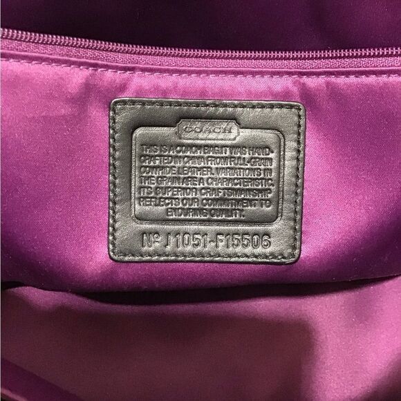 Coach Nancy Black Silver Studs Leather Shoulder Crossbody Bag - Picture 12 of 12